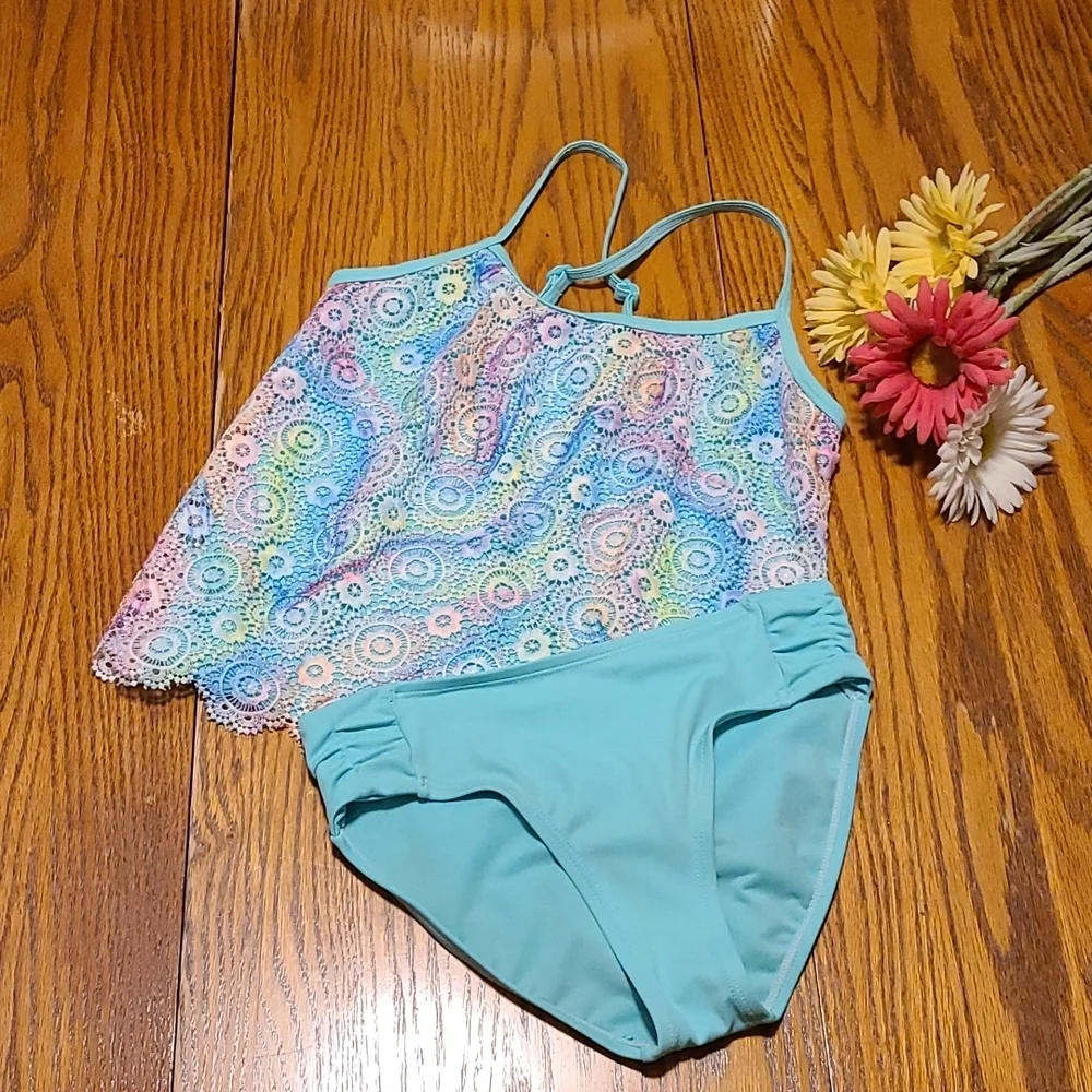 Justice 2 Piece Swim Suit